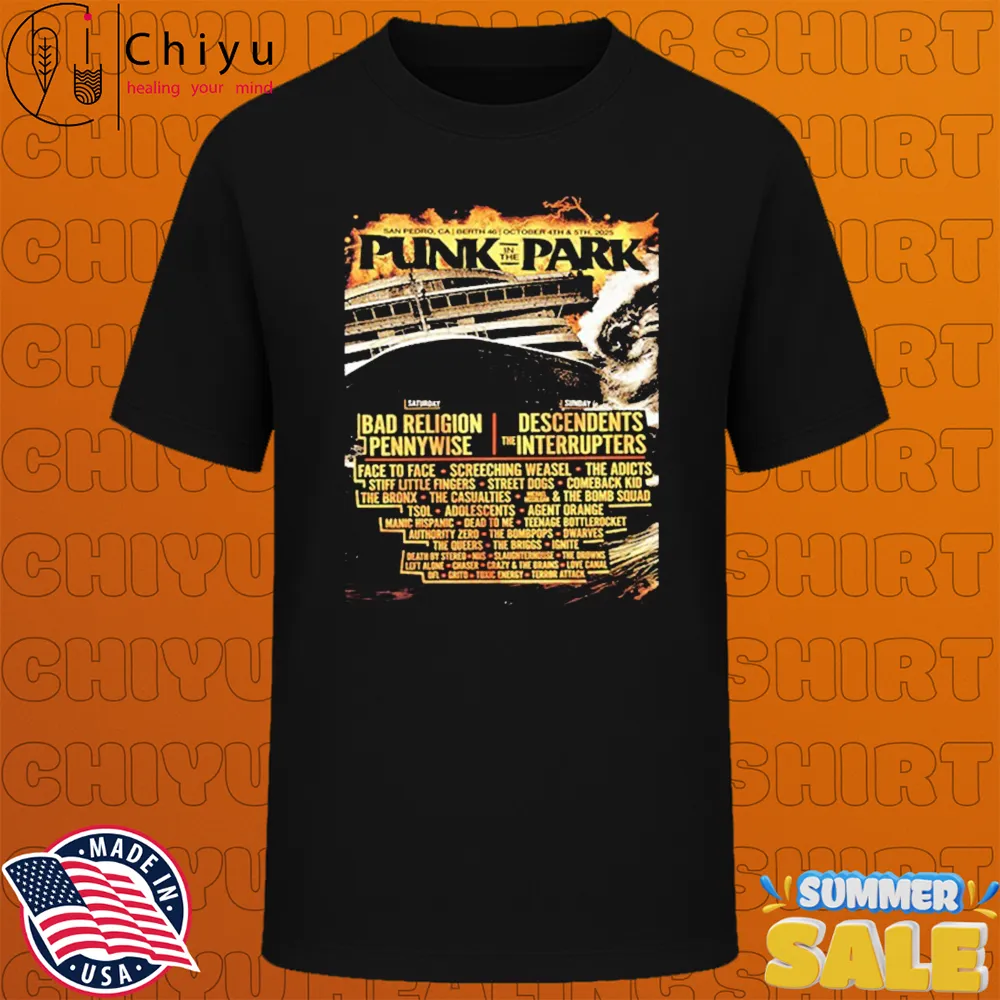 Punk In The Park San Pedro 2 Nights At Berth 46 On October 4-5 2025 T-Shirt Punk In The Park San Pedro 2 Nights At Berth 46 On October 4-5 2025 T-Shirt