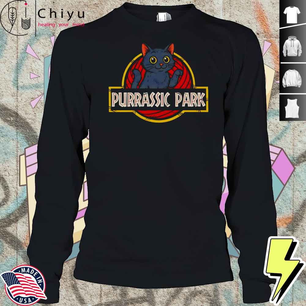 Purrassic Park Black Cat Shirt