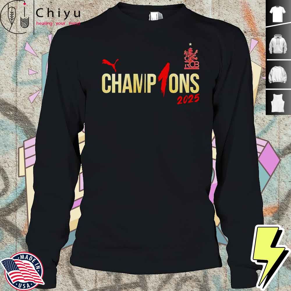 RCB Champion 2025 Tata Indian Premier League Shirt RCB Champion 2025 Tata Indian Premier League Shirt