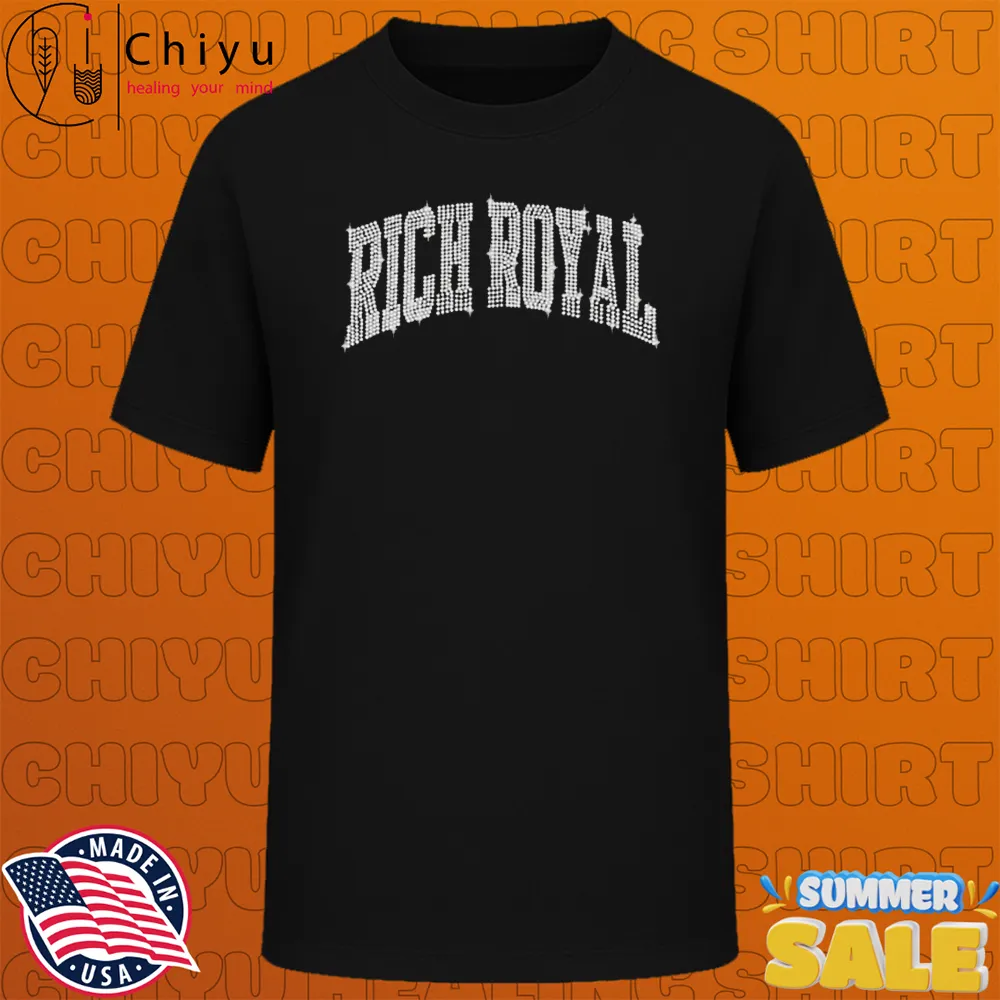 Rich Royal Rhinestone T-shirts