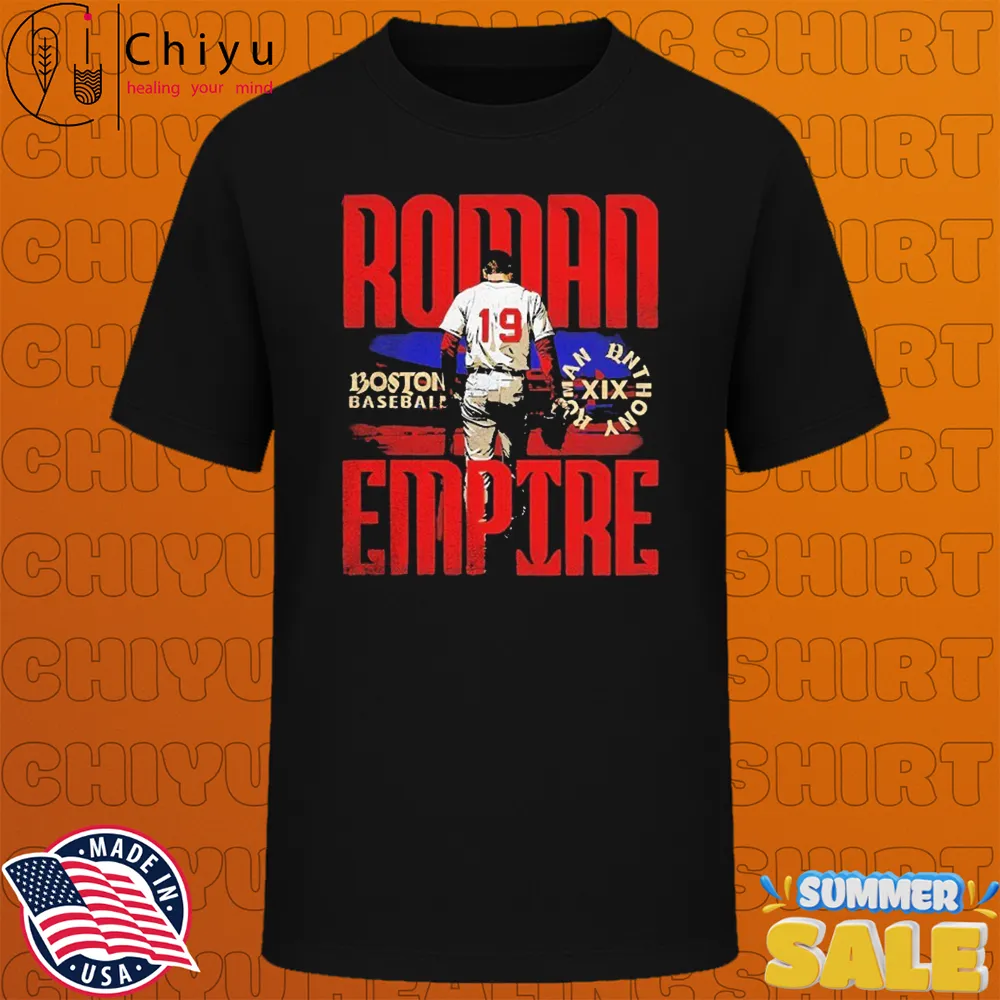 Roman Anthony Boston Red Sox Roman Empire Stadium T-Shirts Roman Anthony Boston Red Sox Roman Empire Stadium T-Shirts