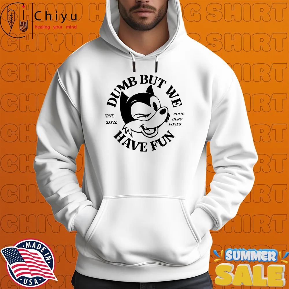 Rome Hero Foxes Dumb But We Have Fun T-shirt Rome Hero Foxes Dumb But We Have Fun T-shirt