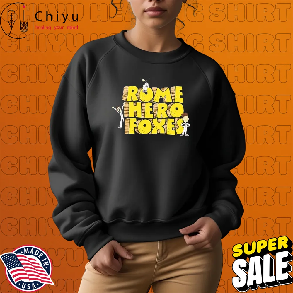 Rome Hero Foxes Schoolhouse Sweatshirt Rome Hero Foxes Schoolhouse Sweatshirt