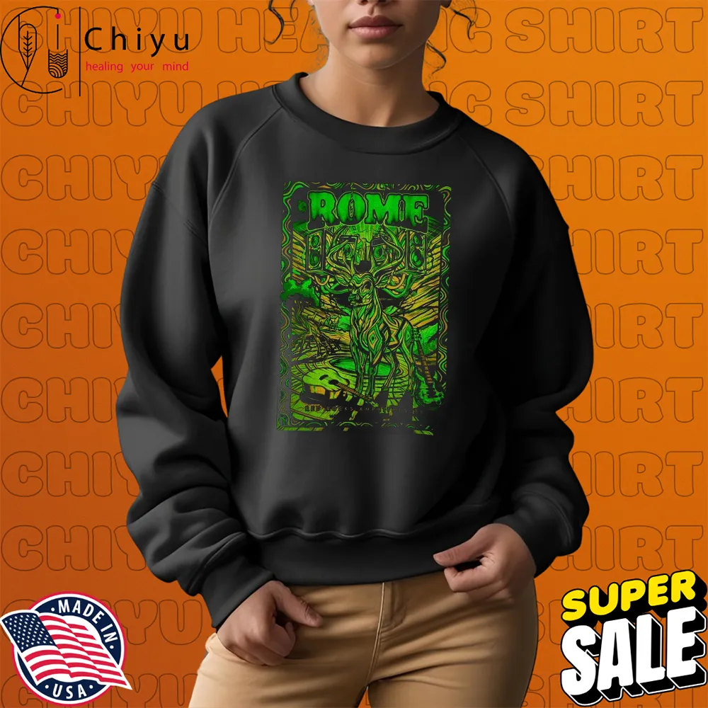 Rome In Red Rocks Amphitheatre 2025 Deer Hoodie Rome In Red Rocks Amphitheatre 2025 Deer Hoodie