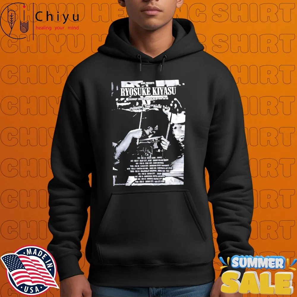 Ryosuke Kiyasu Philippines Tour 2024 T-shirt Ryosuke Kiyasu Philippines Tour 2024 T-shirt