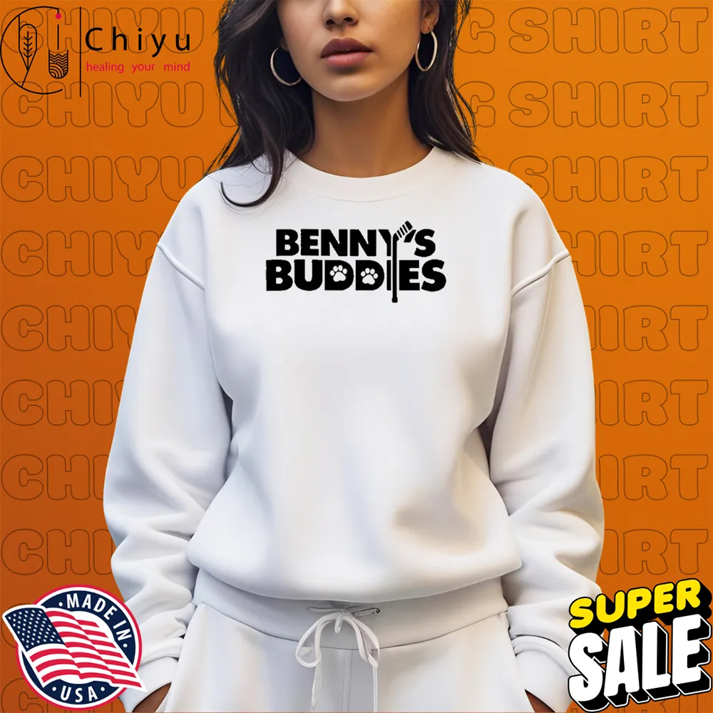 Sam Bennett Wearing Benny's Buddies T-shirts Sam Bennett Wearing Benny's Buddies T-shirts
