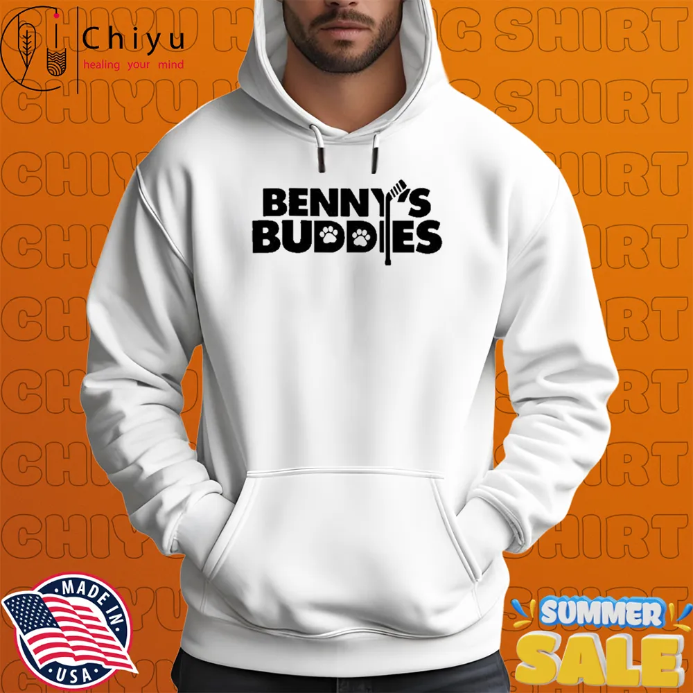 Sam Bennett Wearing Benny's Buddies T-shirts Sam Bennett Wearing Benny's Buddies T-shirts