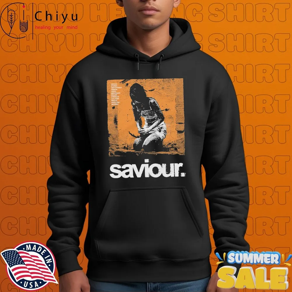 Saviour First Light To My Deathbed T-shirt Saviour First Light To My Deathbed T-shirt