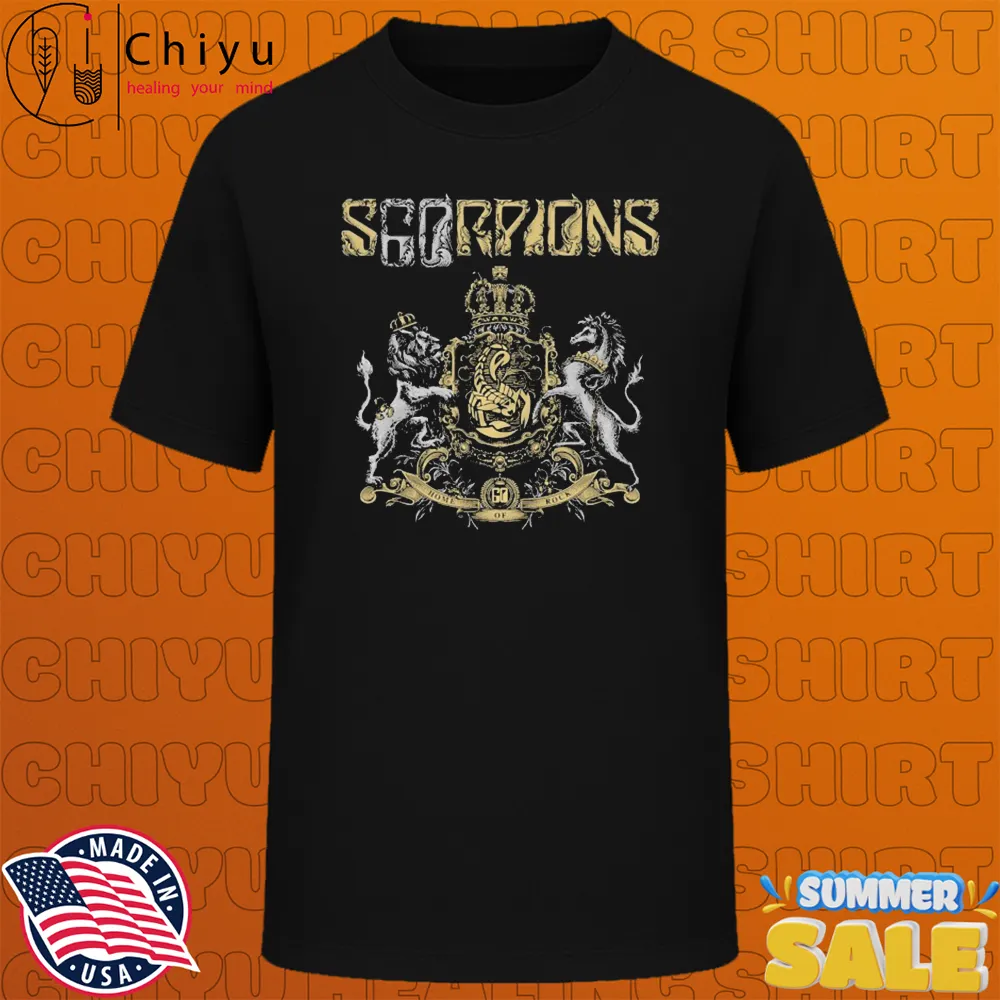 Scorpions Home Of Rock Coming Home To Hannover 60th Anniversary Hannover Crest T-shirts