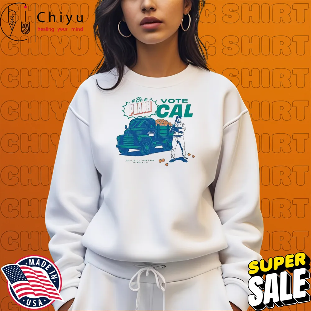 Seattle Mariners Be A Peach Vote Cal Raleigh 2025 MLB All Star Game Atlanta CA T-shirts Seattle Mariners Be A Peach Vote Cal Raleigh 2025 MLB All Star Game Atlanta CA T-shirts