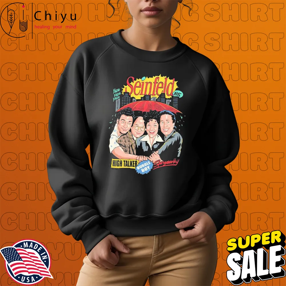 Seinfeld High Talker Bubble Boy Spongewontly Cast Yada Yada Yada Nyc T-shirts Hoodie Sweatshirt Seinfeld High Talker Bubble Boy Spongewontly Cast Yada Yada Yada Nyc T-shirts Hoodie Sweatshirt