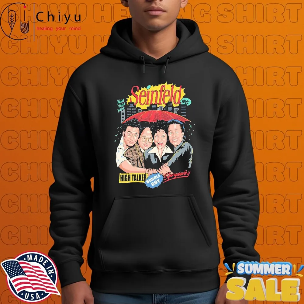 Seinfeld High Talker Bubble Boy Spongewontly Cast Yada Yada Yada Nyc T-shirts Seinfeld High Talker Bubble Boy Spongewontly Cast Yada Yada Yada Nyc T-shirts