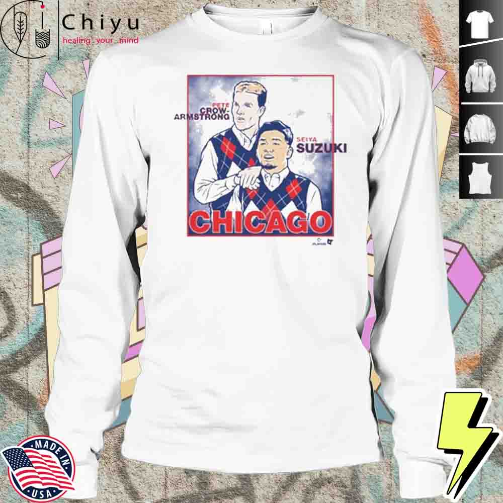 Seiya Suzuki And Pete Crow Armstrong Family Portrait T-Shirt Seiya Suzuki And Pete Crow Armstrong Family Portrait T-Shirt