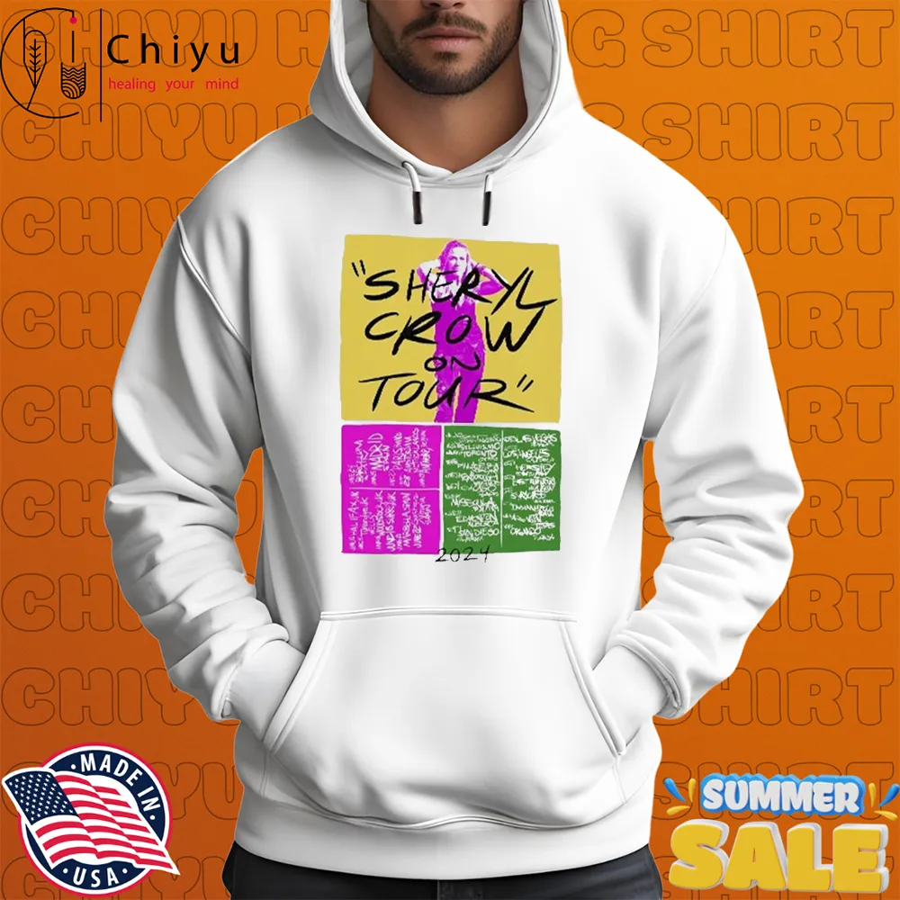 Sheryl Crow On Tour 2024 Box T-shirts Sheryl Crow On Tour 2024 Box T-shirts