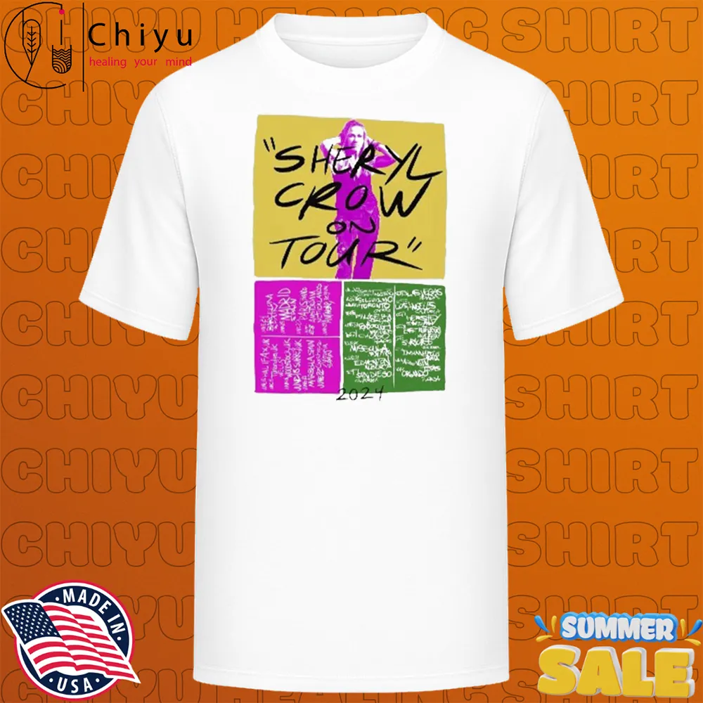 Sheryl Crow On Tour 2024 Box T-shirts Sheryl Crow On Tour 2024 Box T-shirts