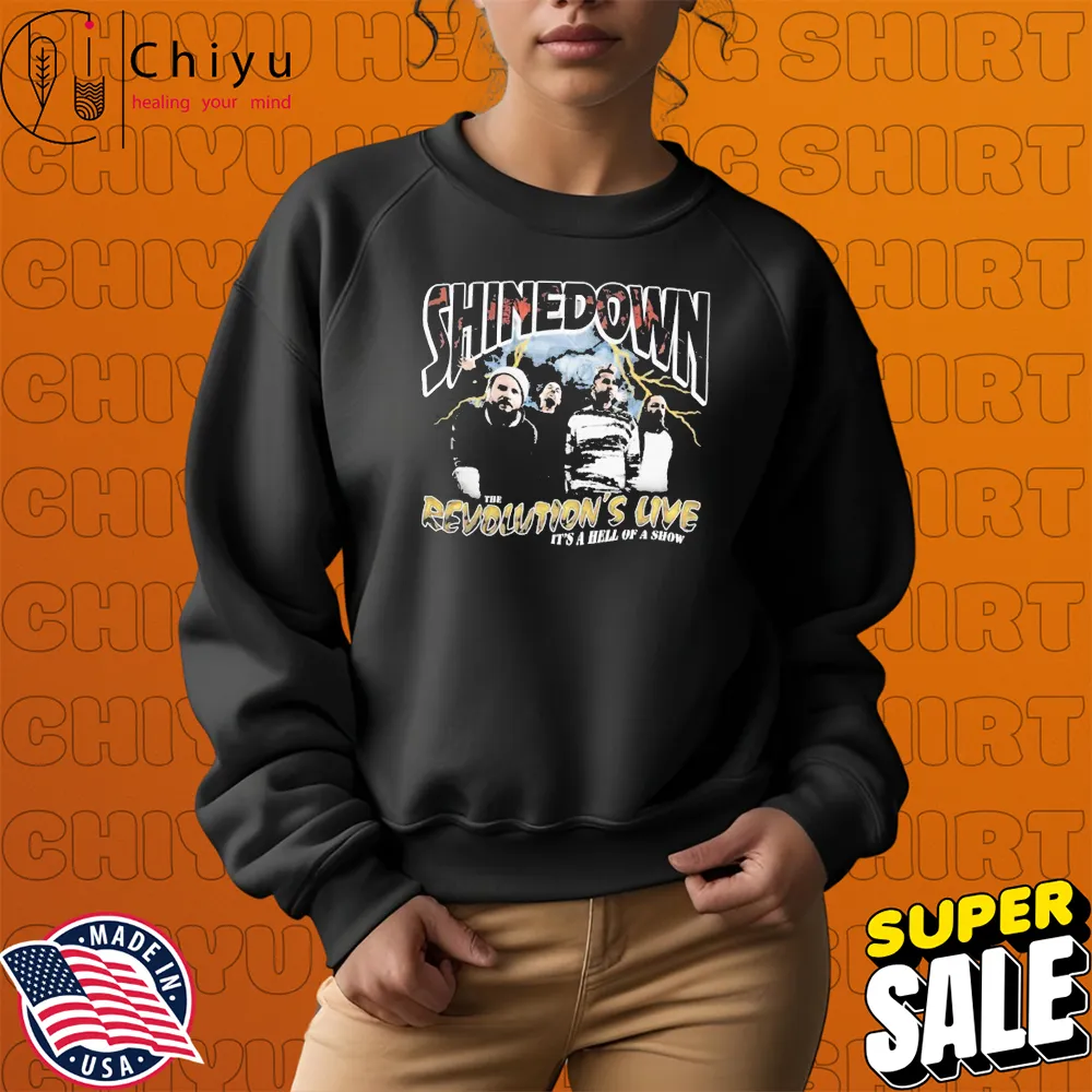 Shinedown The Revolution's Live It's A Hell Of A Show Photo T-shirts