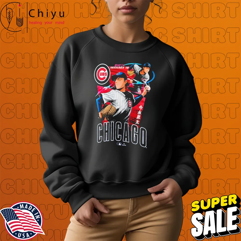 Shota Imanaga Chicago Cubs Anime T-Shirts Hoodie Shota Imanaga Chicago Cubs Anime T-Shirts Hoodie