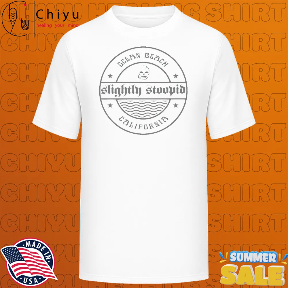 Slightly Stoopid Ocean Beach California Stoopid Wax T-shirts