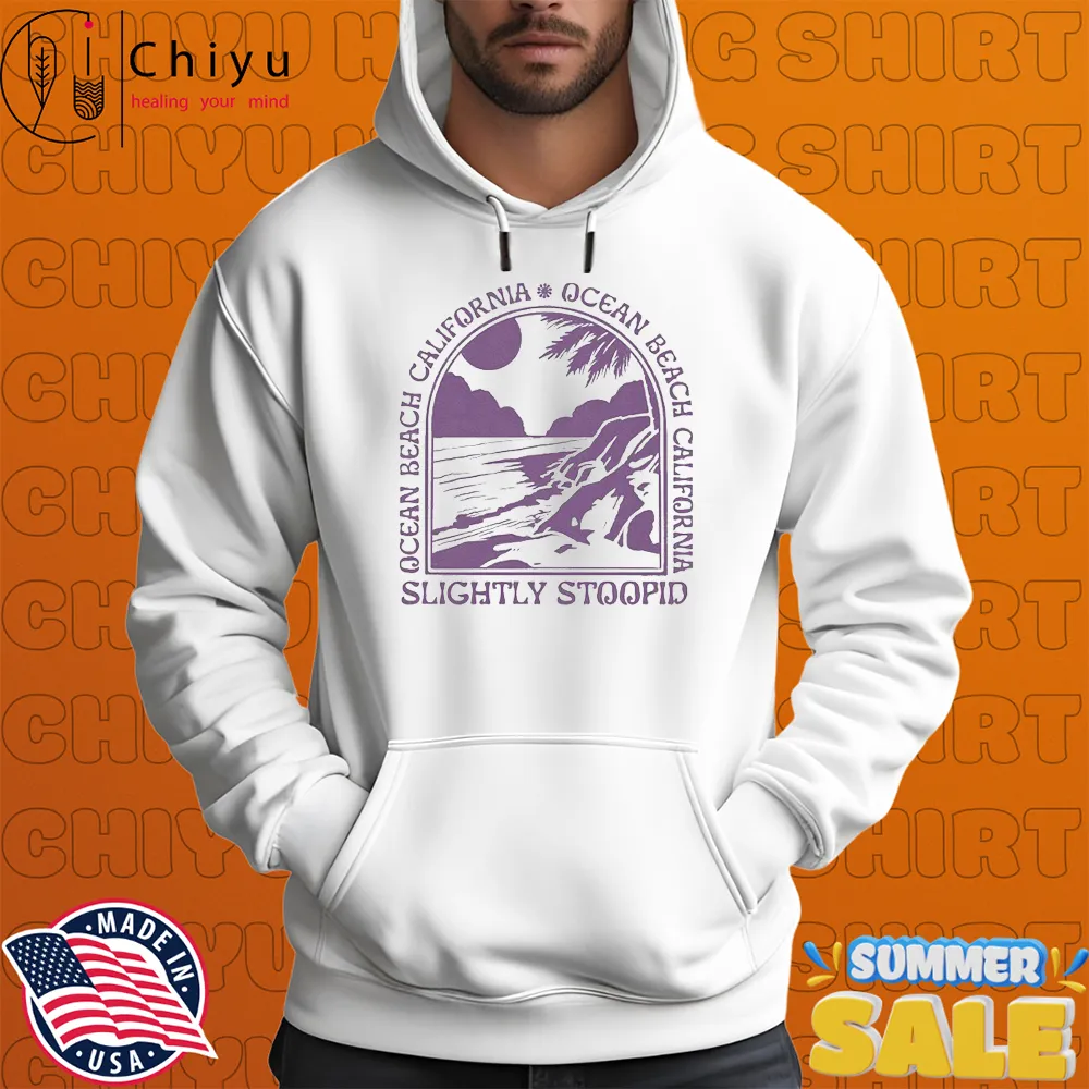 Slightly Stoopid Ocean Beach California Surf Lilac T-shirts Slightly Stoopid Ocean Beach California Surf Lilac T-shirts