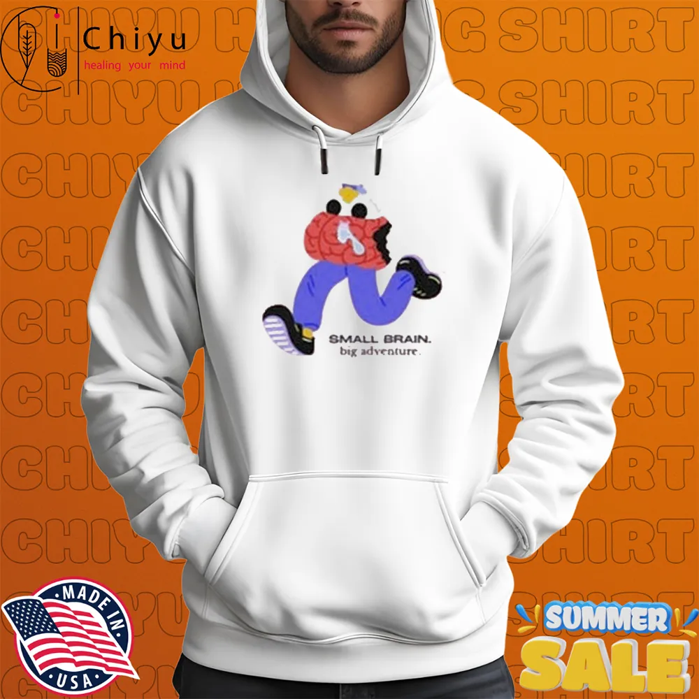 Small Brained American Big Adventure Cartoon Character T-shirts Small Brained American Big Adventure Cartoon Character T-shirts