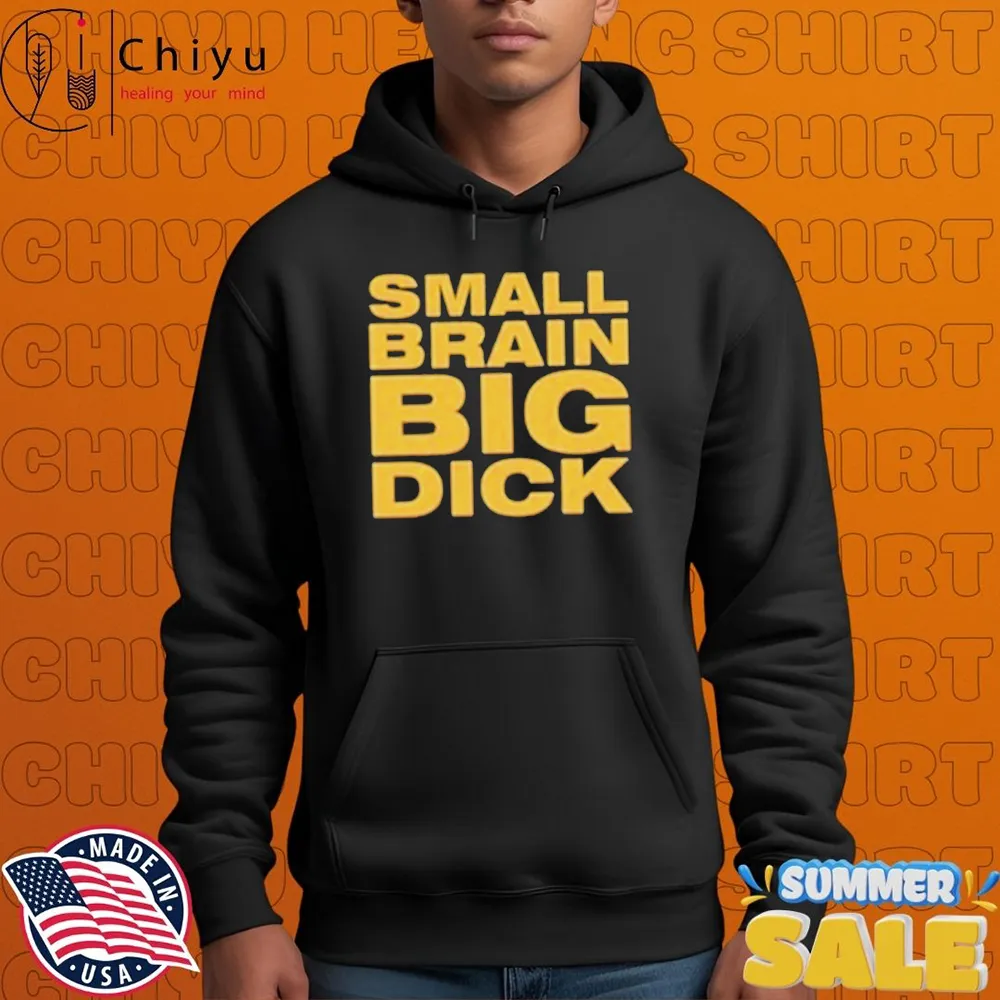 Small Brained American Small Brain Big Dick T-shirt Small Brained American Small Brain Big Dick T-shirt