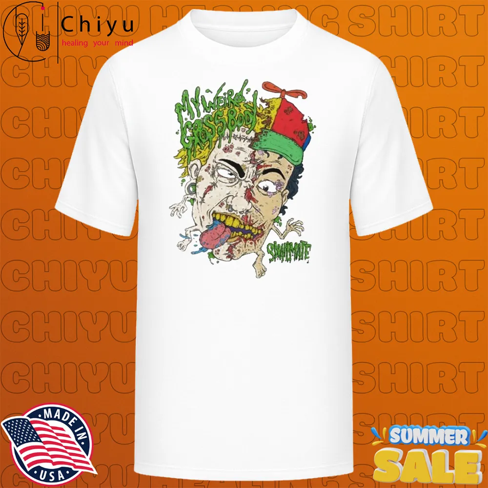 Snailmate My Weird Gross Body Head T-shirts