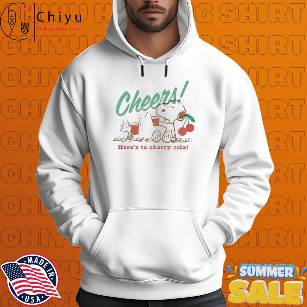 Snoopy And Woodstock The Peanuts Cheers Here’s To Cherry Cola T-shirts Snoopy And Woodstock The Peanuts Cheers Here’s To Cherry Cola T-shirts