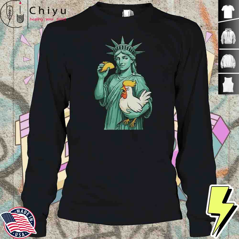Statue Of Liberty TACO Trump Always Chickens Out Funny 2025 Shirt Statue Of Liberty TACO Trump Always Chickens Out Funny 2025 Shirt