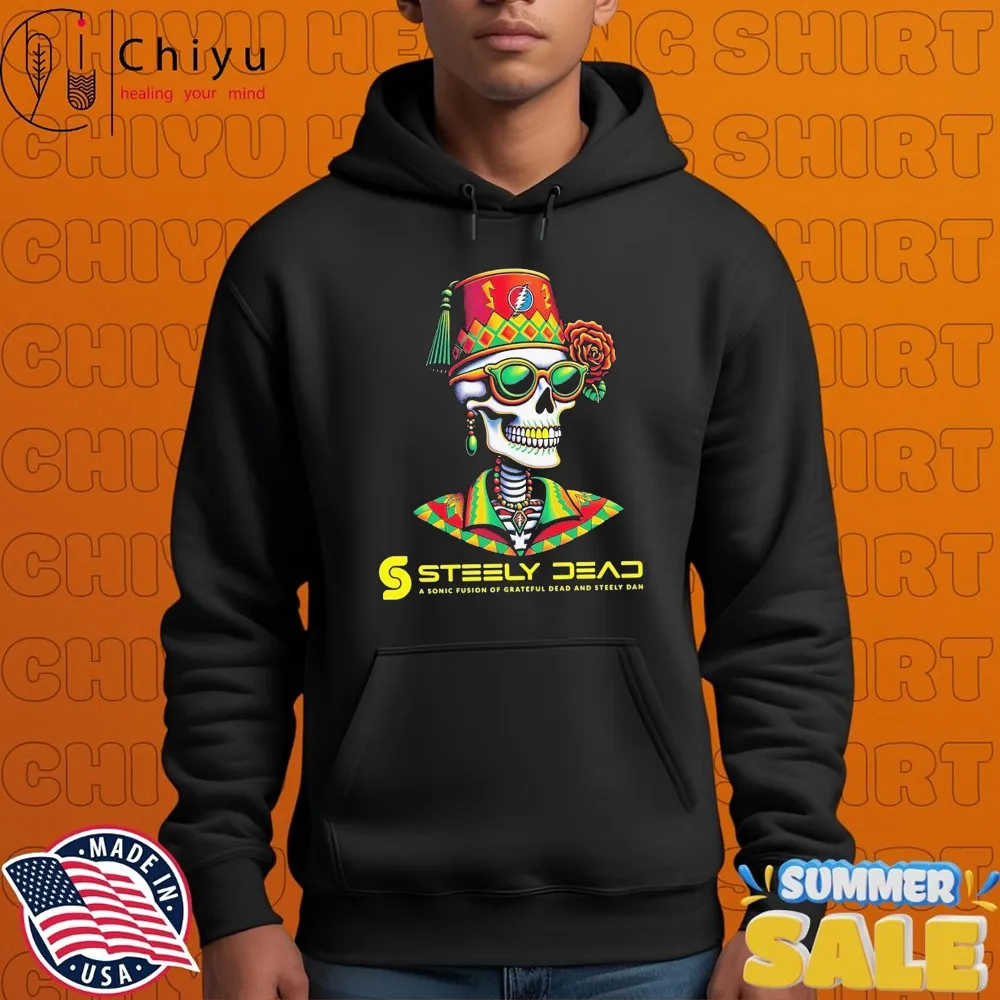 Steely Dead A Fusion Of Grateful Dead And Fez A Ree Skull T-shirts Steely Dead A Fusion Of Grateful Dead And Fez A Ree Skull T-shirts