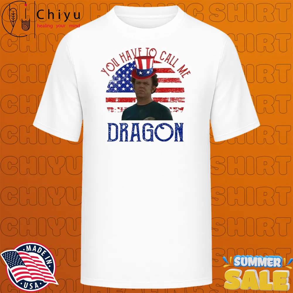 Step Brothers Couple 4th Of July You Have To Call Me Dragon American Flag T-Shirts