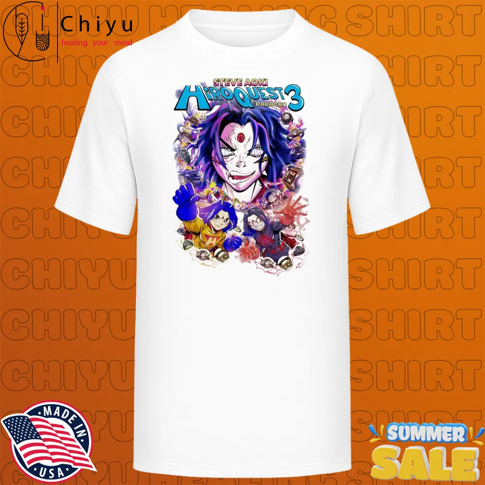 Steve Aoki Hiroquest 3 Summer Tour 2025 T-shirts Steve Aoki Hiroquest 3 Summer Tour 2025 T-shirts