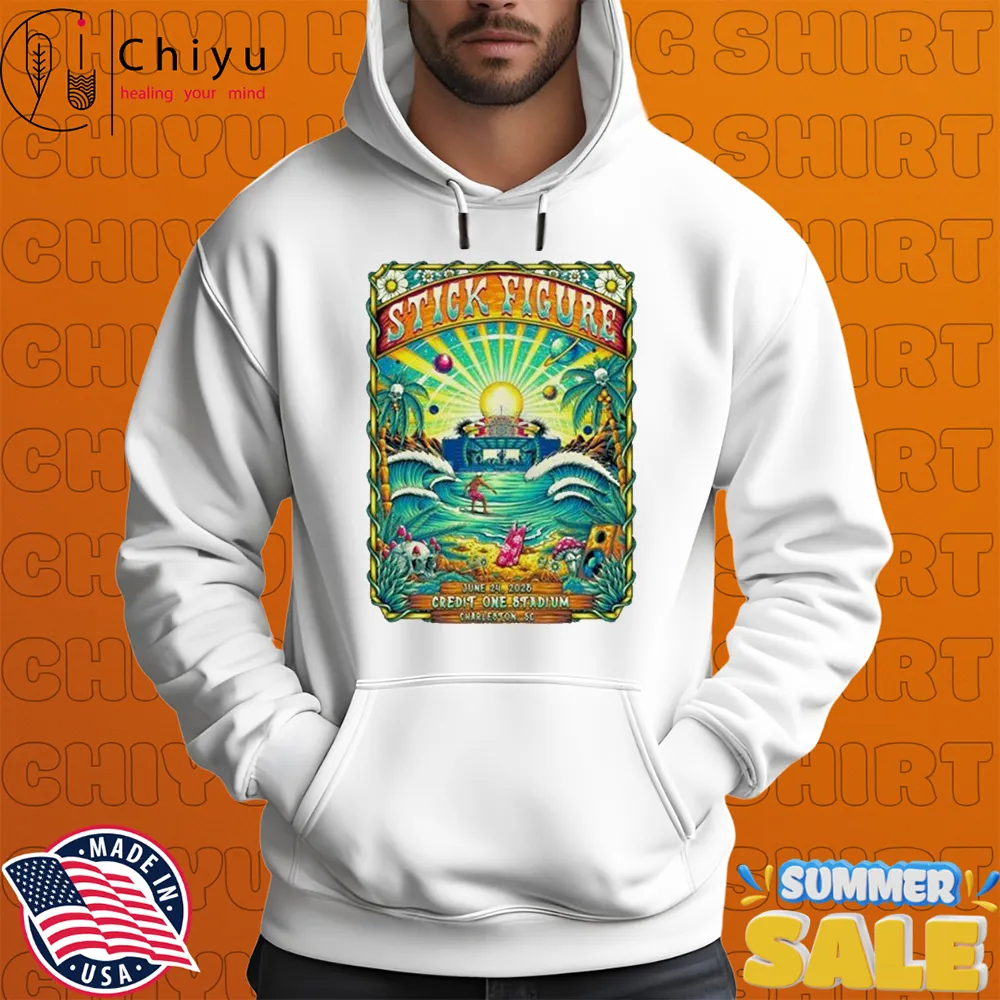Stick Figure Concert In Charleston Sc At Credit One Stadium On June 24 2025 T-shirts Stick Figure Concert In Charleston Sc At Credit One Stadium On June 24 2025 T-shirts
