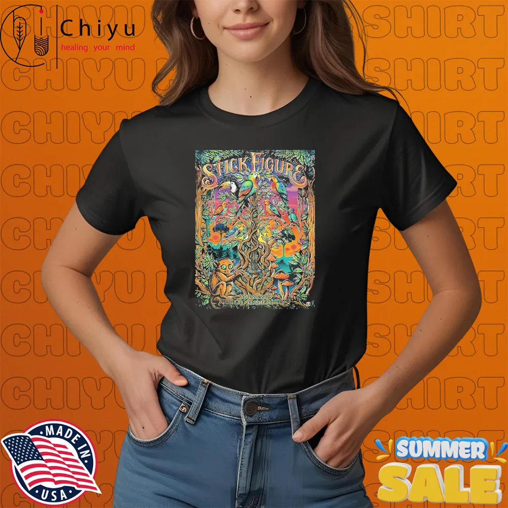 Stick Figure In Holmdel New Jersey At PNC Bank Arts Center On June 20 2025 T-Shirts Stick Figure In Holmdel New Jersey At PNC Bank Arts Center On June 20 2025 T-Shirts