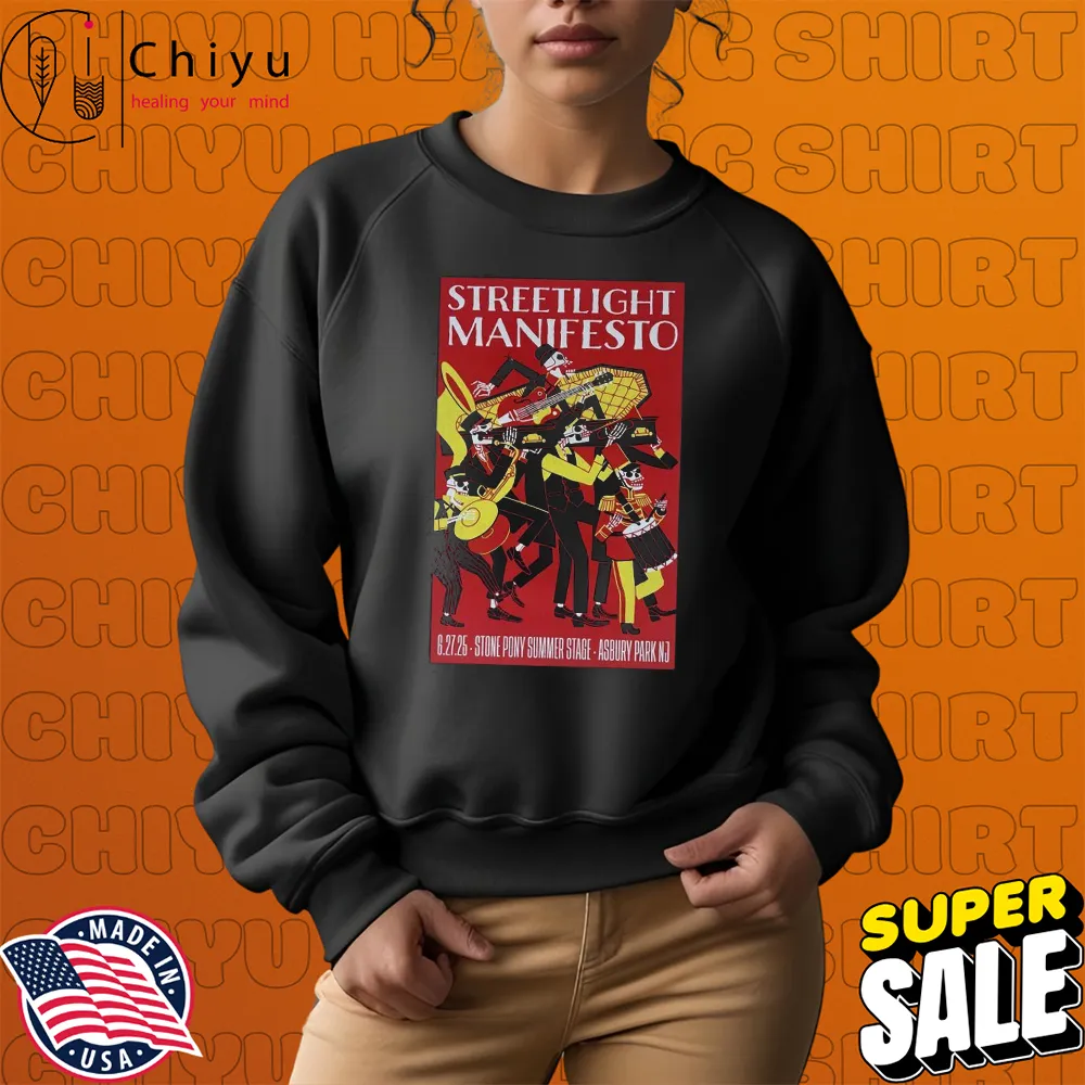 Streetlight Manifesto June 27 2025 Asbury Park NJ T-Shirts Hoodie Sweatshirt Streetlight Manifesto June 27 2025 Asbury Park NJ T-Shirts Hoodie Sweatshirt