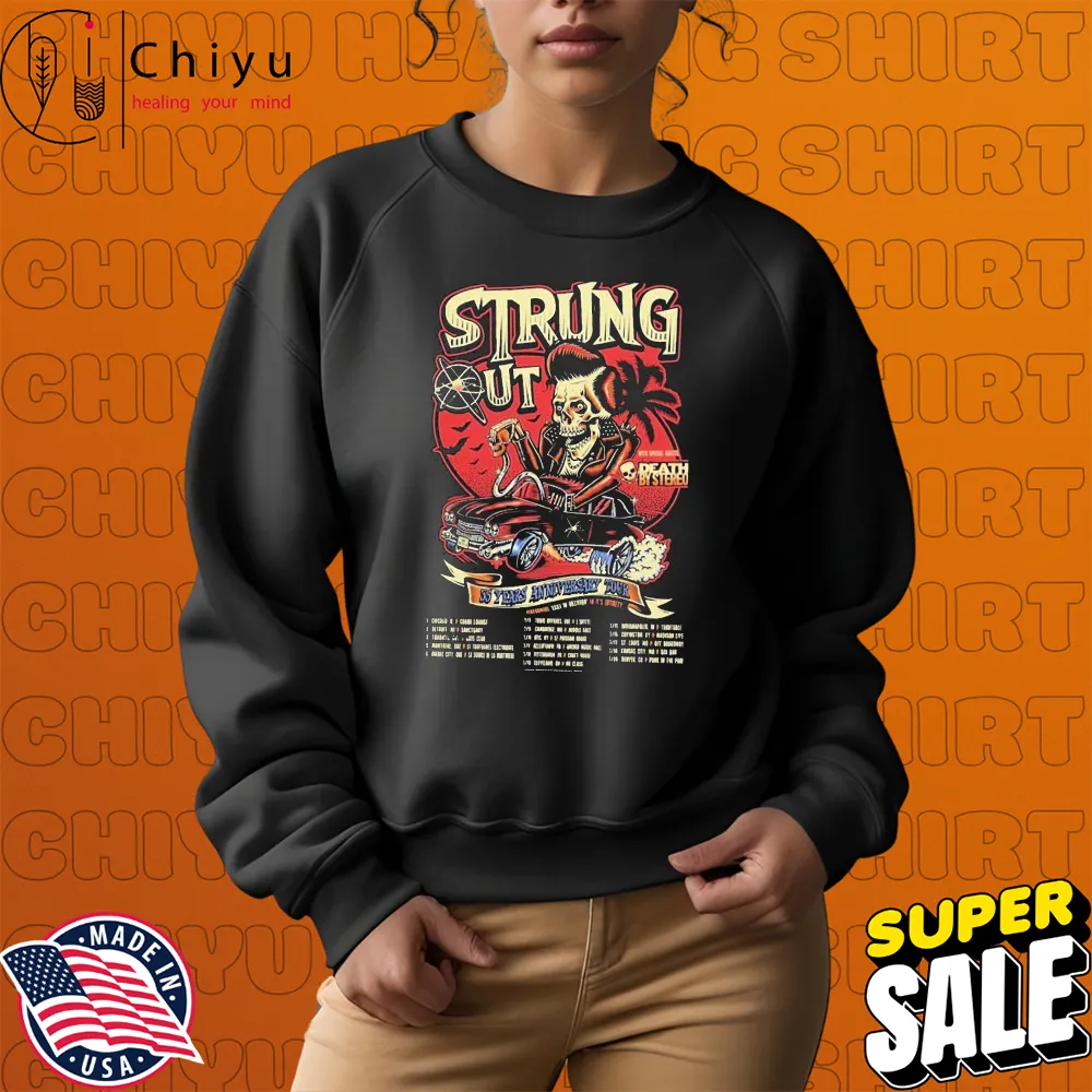 Strung Out Midwest & Canada 2025 Tour Dates T-shirts Strung Out Midwest & Canada 2025 Tour Dates T-shirts