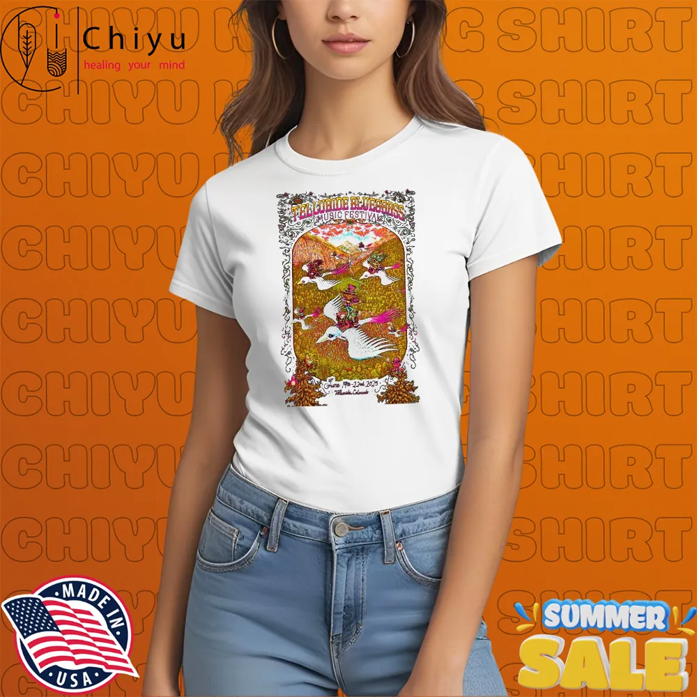 Telluride Bluegrass Music Festival Telluride Town Park In Telluride CO June 19-22 2025 T-shirts Telluride Bluegrass Music Festival Telluride Town Park In Telluride CO June 19-22 2025 T-shirts