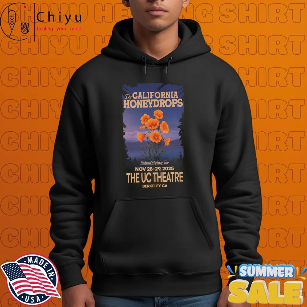The California Honeydrops Nov 28-29 2025 T-shirt The California Honeydrops Nov 28-29 2025 T-shirt