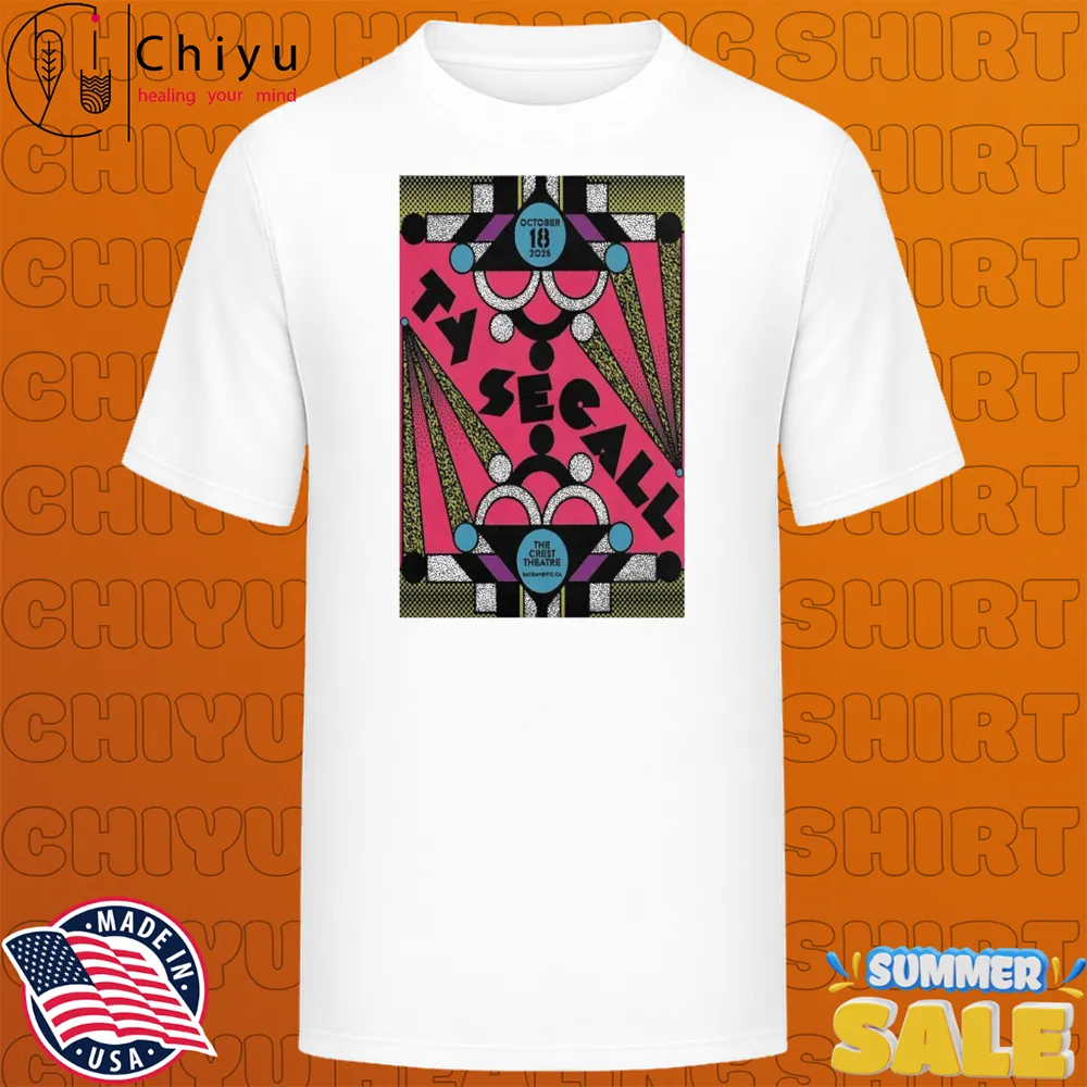 The Crest Theatre Sacramento, CA Concert Ty Segall Oct 18 2025 T-shirts