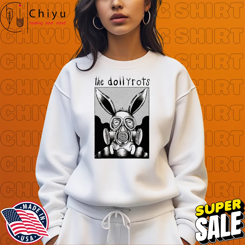 The Dollyrots Haunted Gasmask Bunny T-shirts The Dollyrots Haunted Gasmask Bunny T-shirts