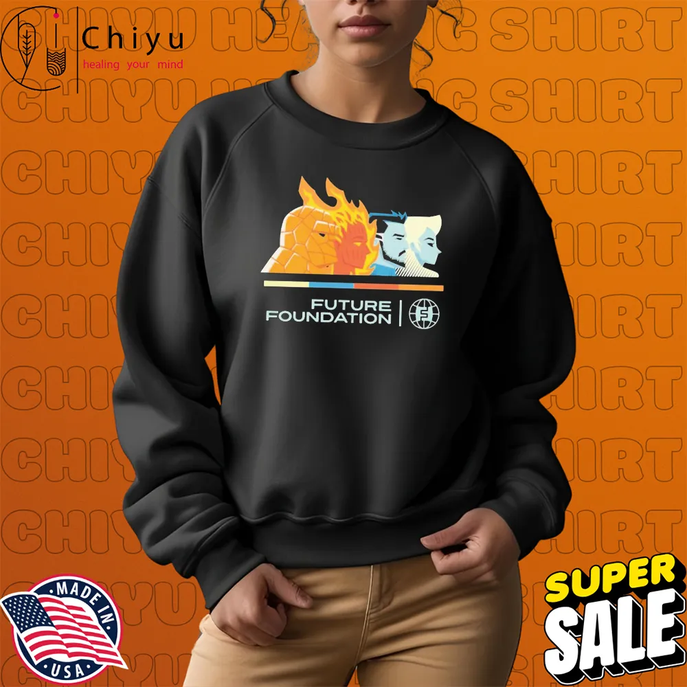 The Fantastic Four First Steps Promotional Art Future Foundation Logo T-shirts The Fantastic Four First Steps Promotional Art Future Foundation Logo T-shirts