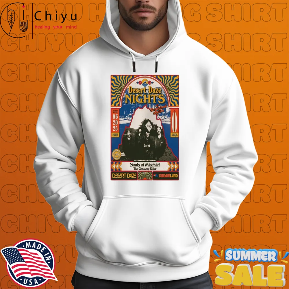The Gaslamp Killer Desert Daze Nights June 20 2025 T-shirts The Gaslamp Killer Desert Daze Nights June 20 2025 T-shirts