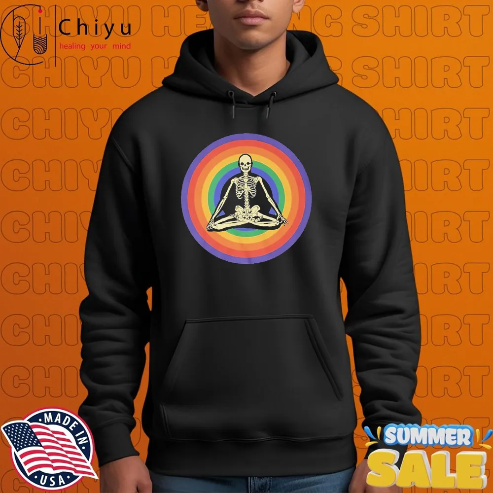 The Gaslamp Killer Skeleton Rainbow T-shirts The Gaslamp Killer Skeleton Rainbow T-shirts