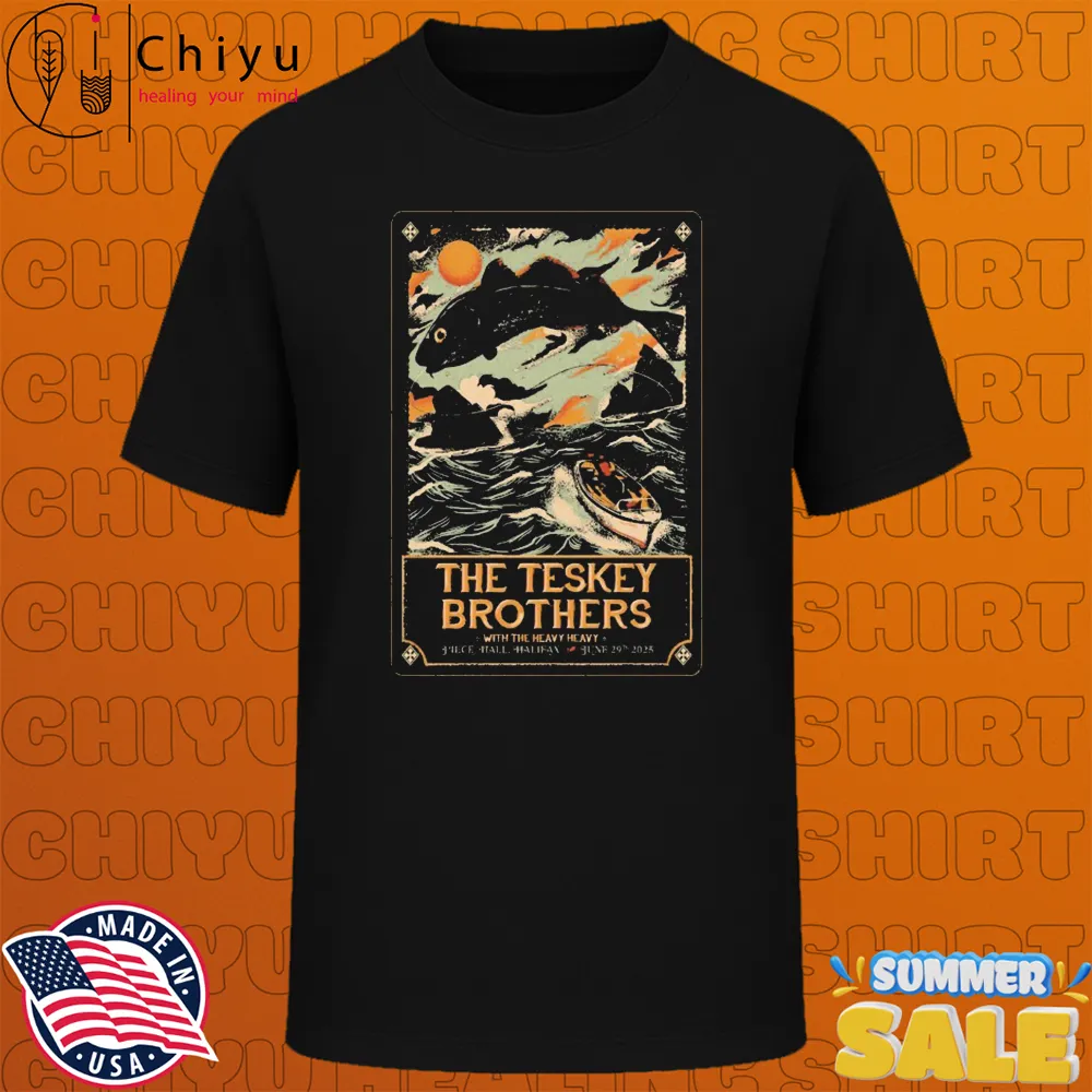 The Teskey Brothers 6-29-2025 The Piece Hall In Halifax UK T-shirts