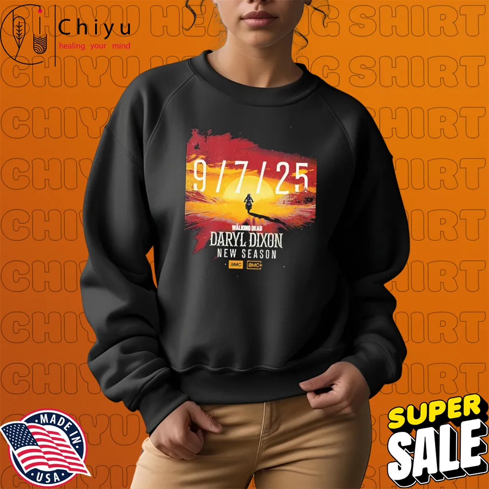 The Walking Dead Daryl Dixon Season 3 Premieres On July 9 2025 T-shirts Hoodie Sweatshirt The Walking Dead Daryl Dixon Season 3 Premieres On July 9 2025 T-shirts Hoodie Sweatshirt
