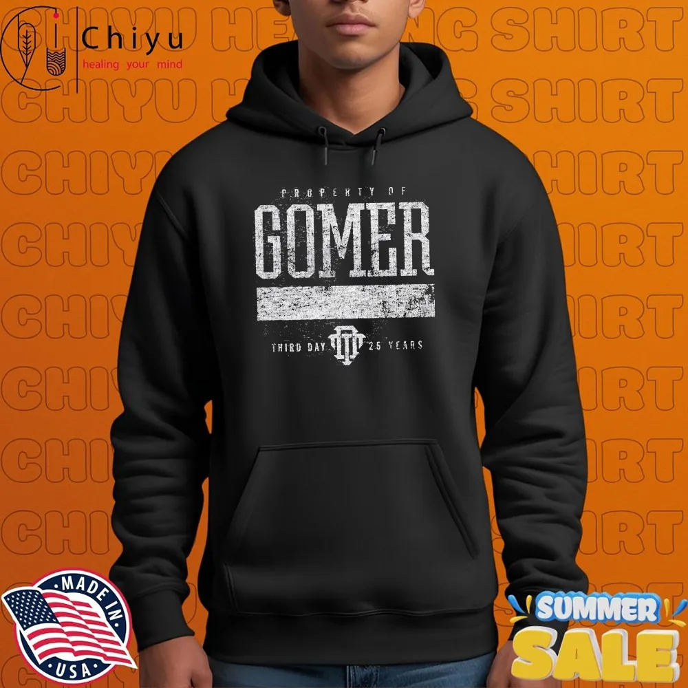 Third Day 25th Anniversary Property Of Gomer T-shirts Third Day 25th Anniversary Property Of Gomer T-shirts