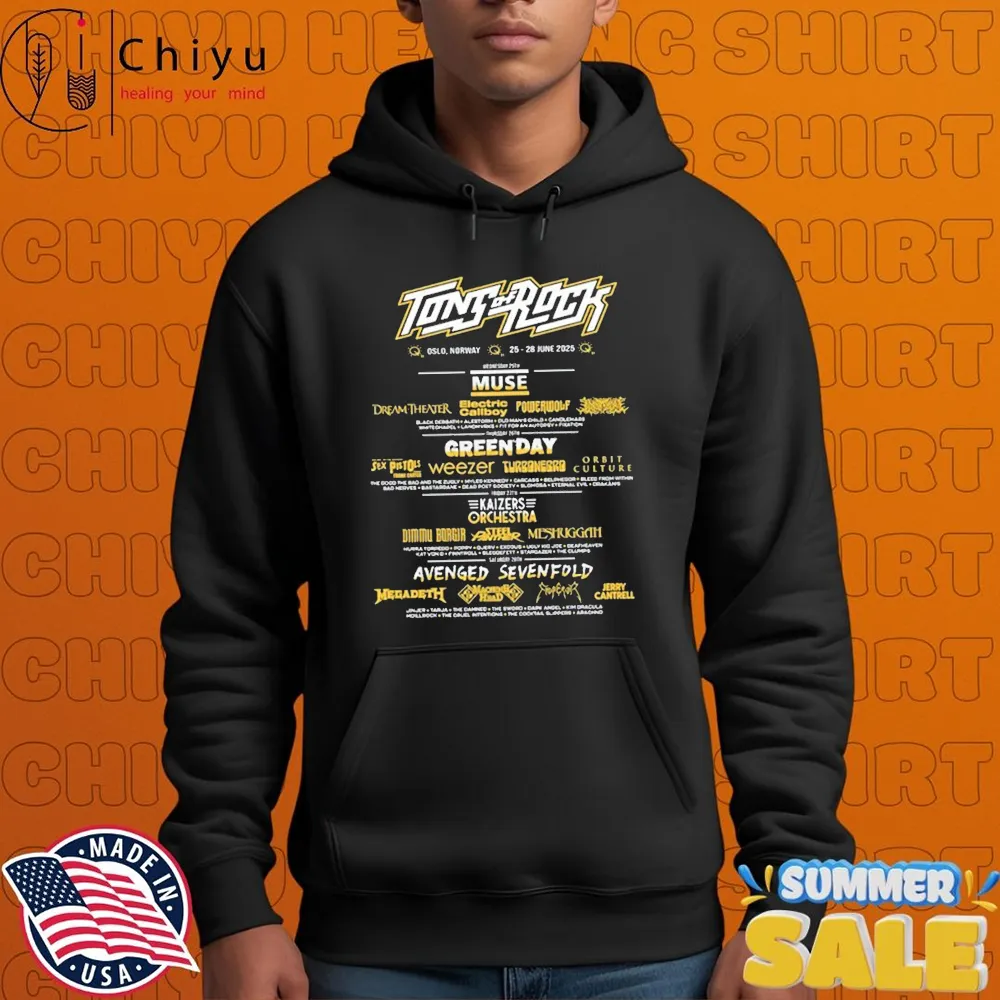 Tons Of Rock Jun 25, 2025 Oslo, Norway T-shirts Tons Of Rock Jun 25, 2025 Oslo, Norway T-shirts