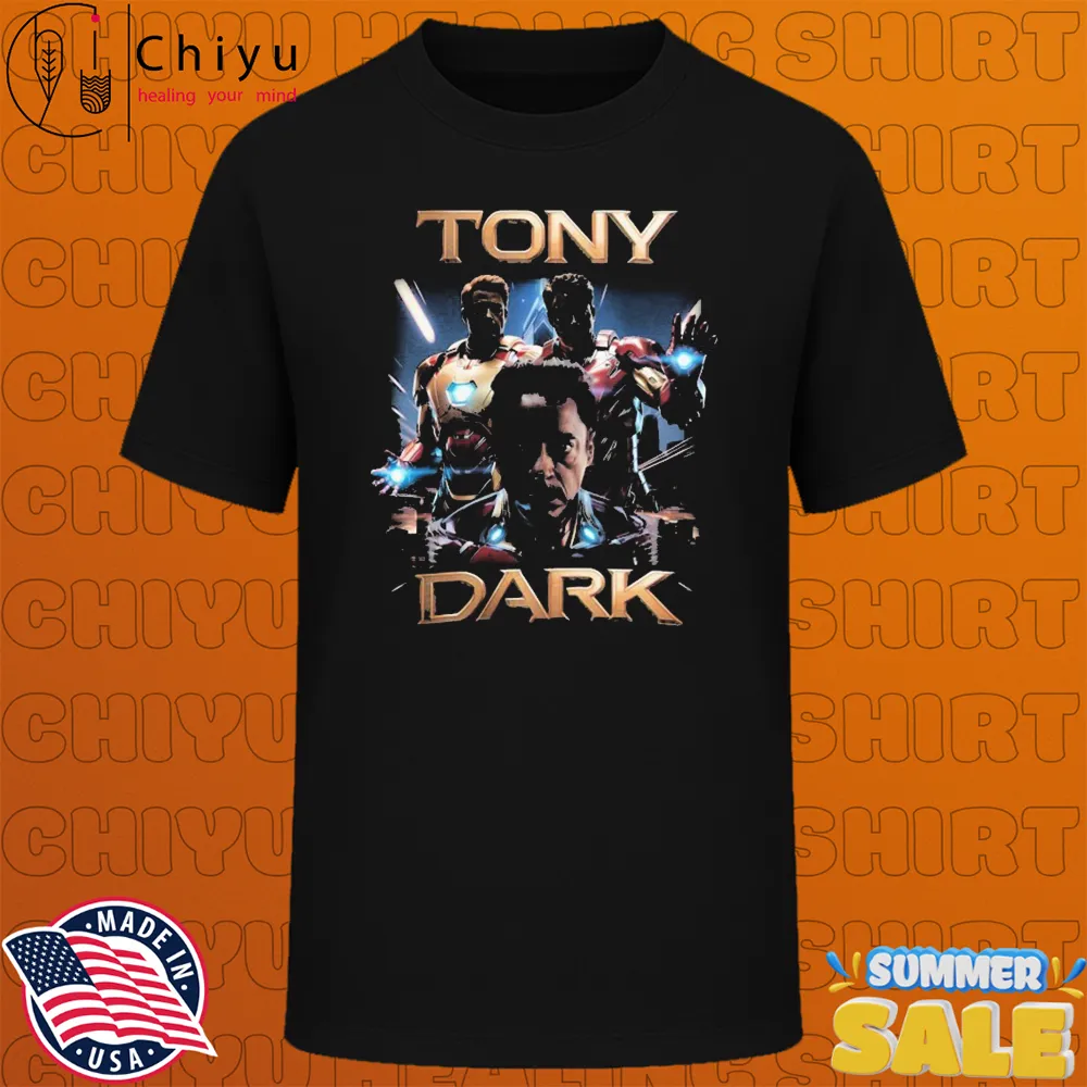 Tony Stark Iron Man Tony Dark T-shirts