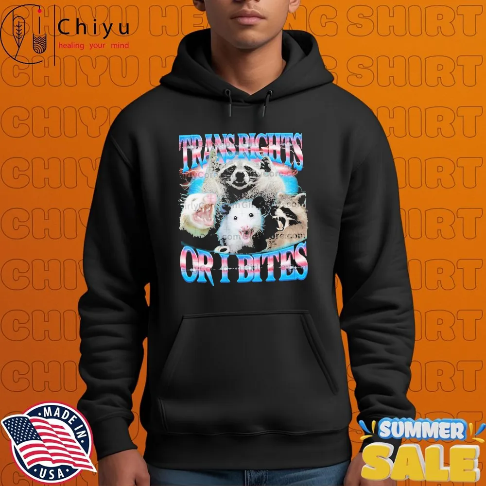 Trans Rights Or I Bites Raccoon Opossum Pride Month T-shirts Trans Rights Or I Bites Raccoon Opossum Pride Month T-shirts