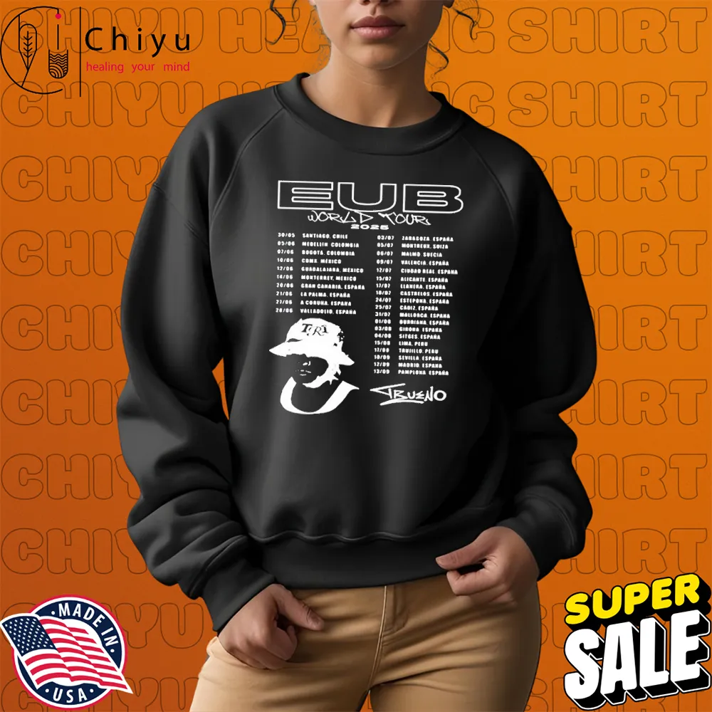 Trueno Eub World Tour 2025 Dates T-shirts Trueno Eub World Tour 2025 Dates T-shirts