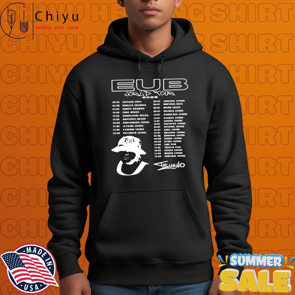 Trueno Eub World Tour 2025 Dates T-shirts Trueno Eub World Tour 2025 Dates T-shirts